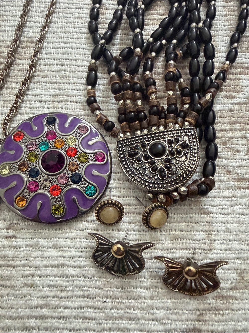 Lot of Women’s Costume Jewelry — including necklaces, earrings, and rings